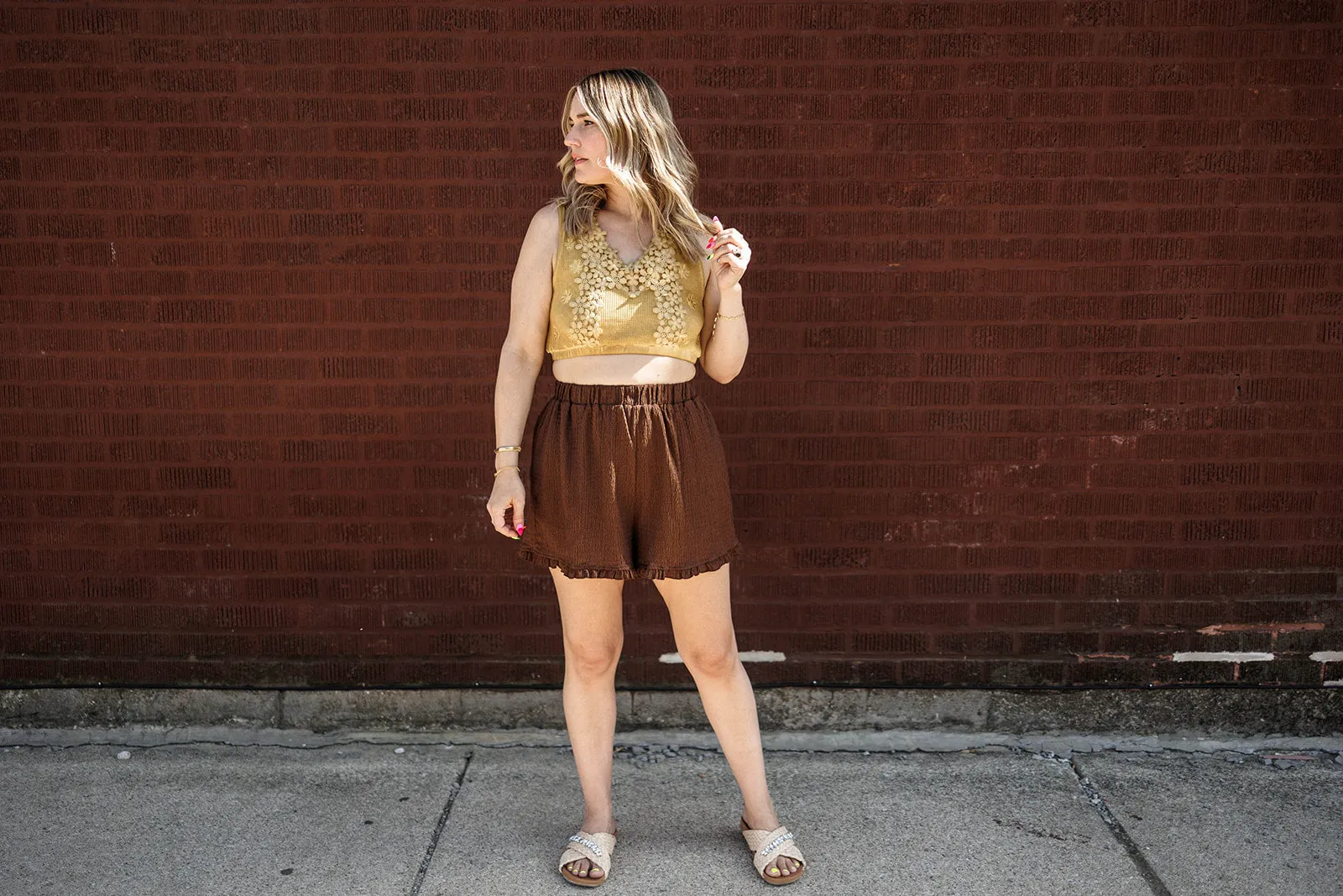 loretta bralette in mustard