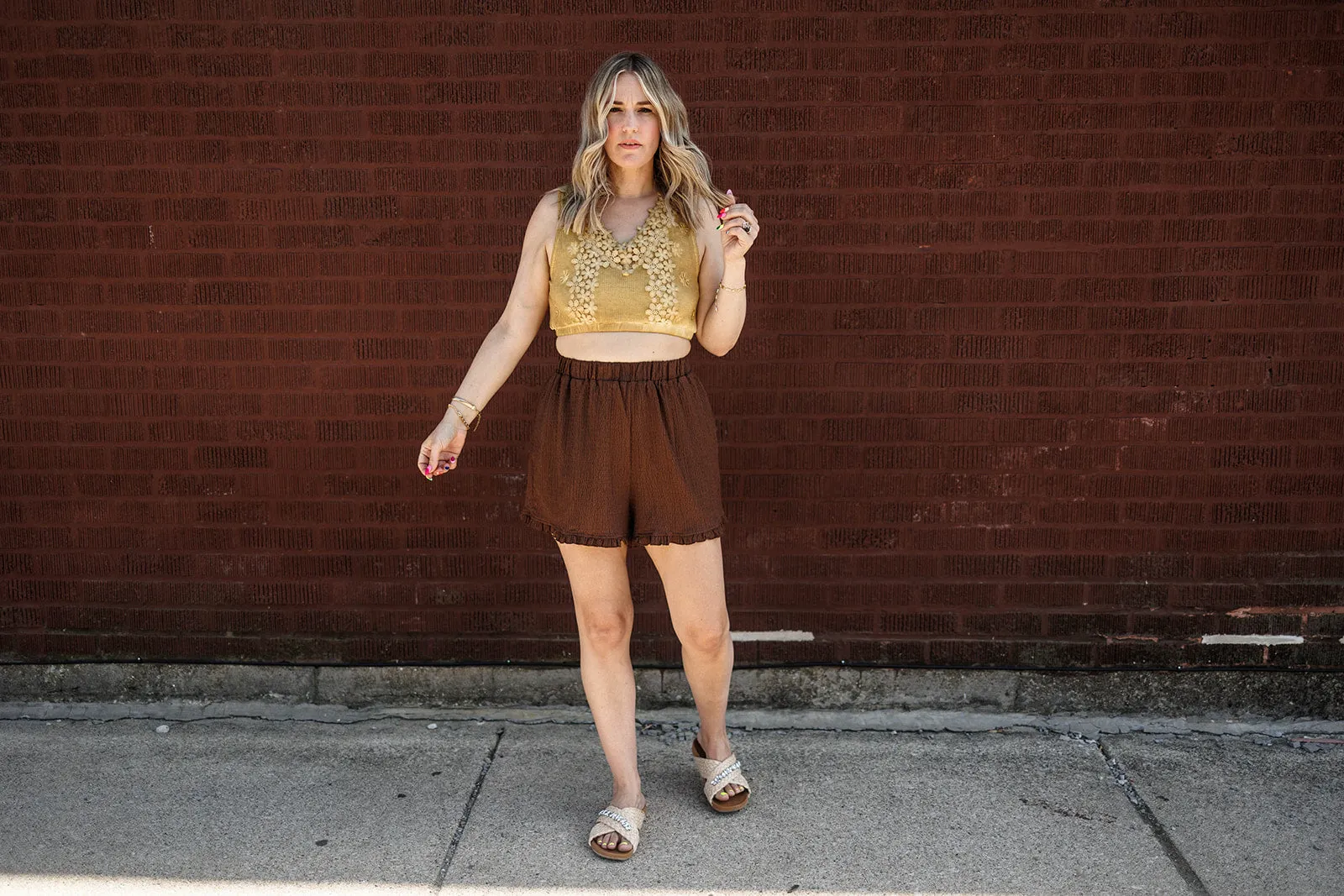 loretta bralette in mustard