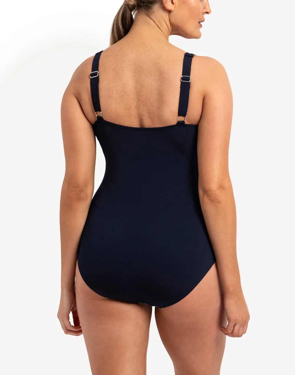 Lotus Cross Front D Cup Polyester One Piece
