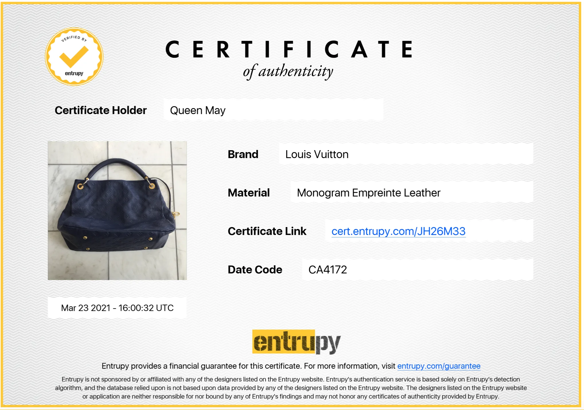 Louis Vuitton Empreinte Artsy MM