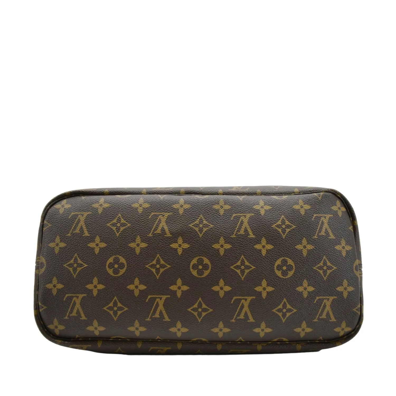 LOUIS VUITTON Neverfull My LV World Tour Monogram Canvas Tote Bag Brown