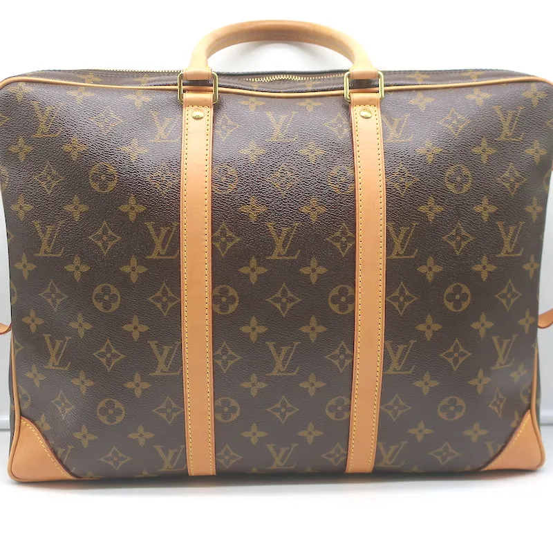 Louis Vuitton Porte-Documents Voyage Monogram Canvas Bag Brown