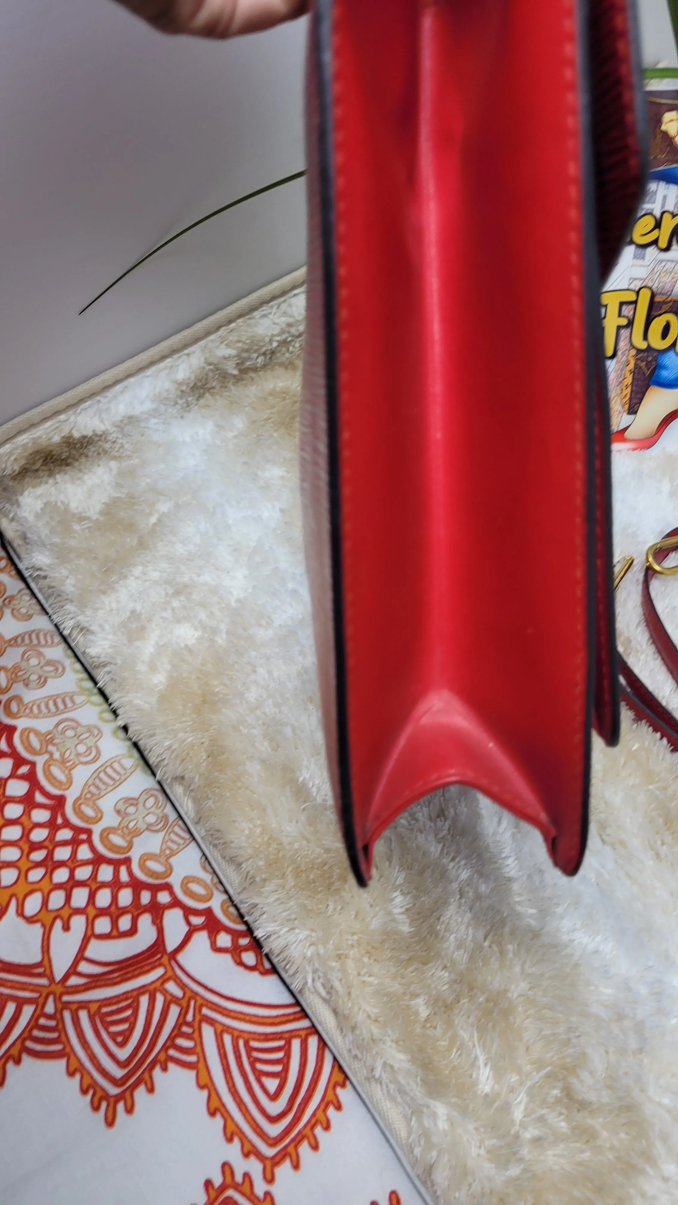 LOUIS VUITTON RED EPI MONCEAU CROSSBODY