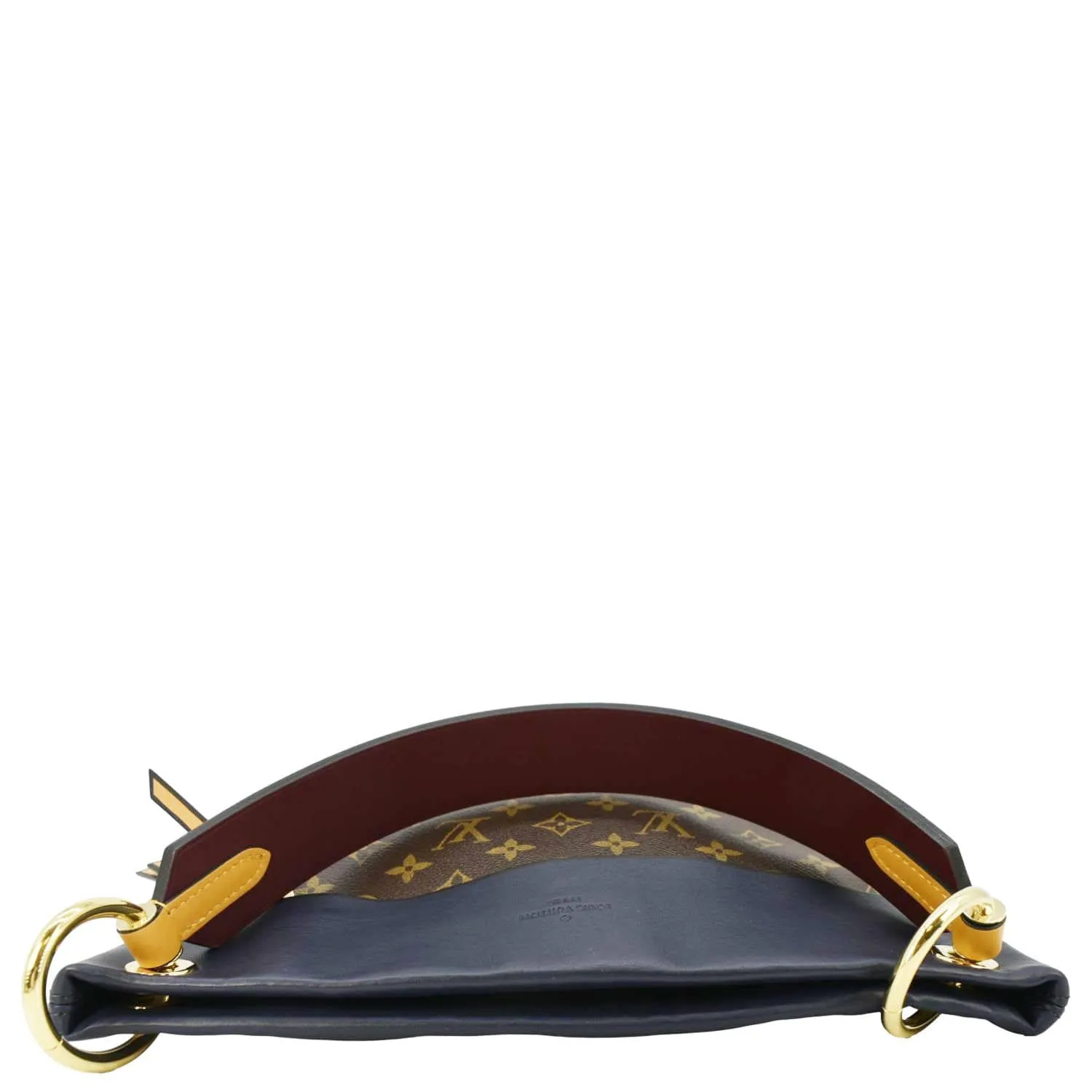 LOUIS VUITTON Tuileries Besace Monogram Canvas Shoulder Bag Navy Blue
