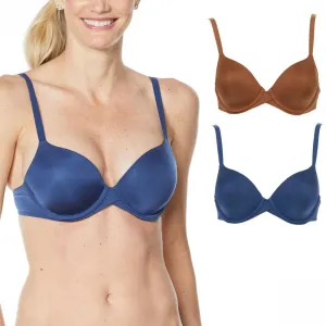 Maidenform 2 Pack One Fab Fit Demi T-Shirt Bras
