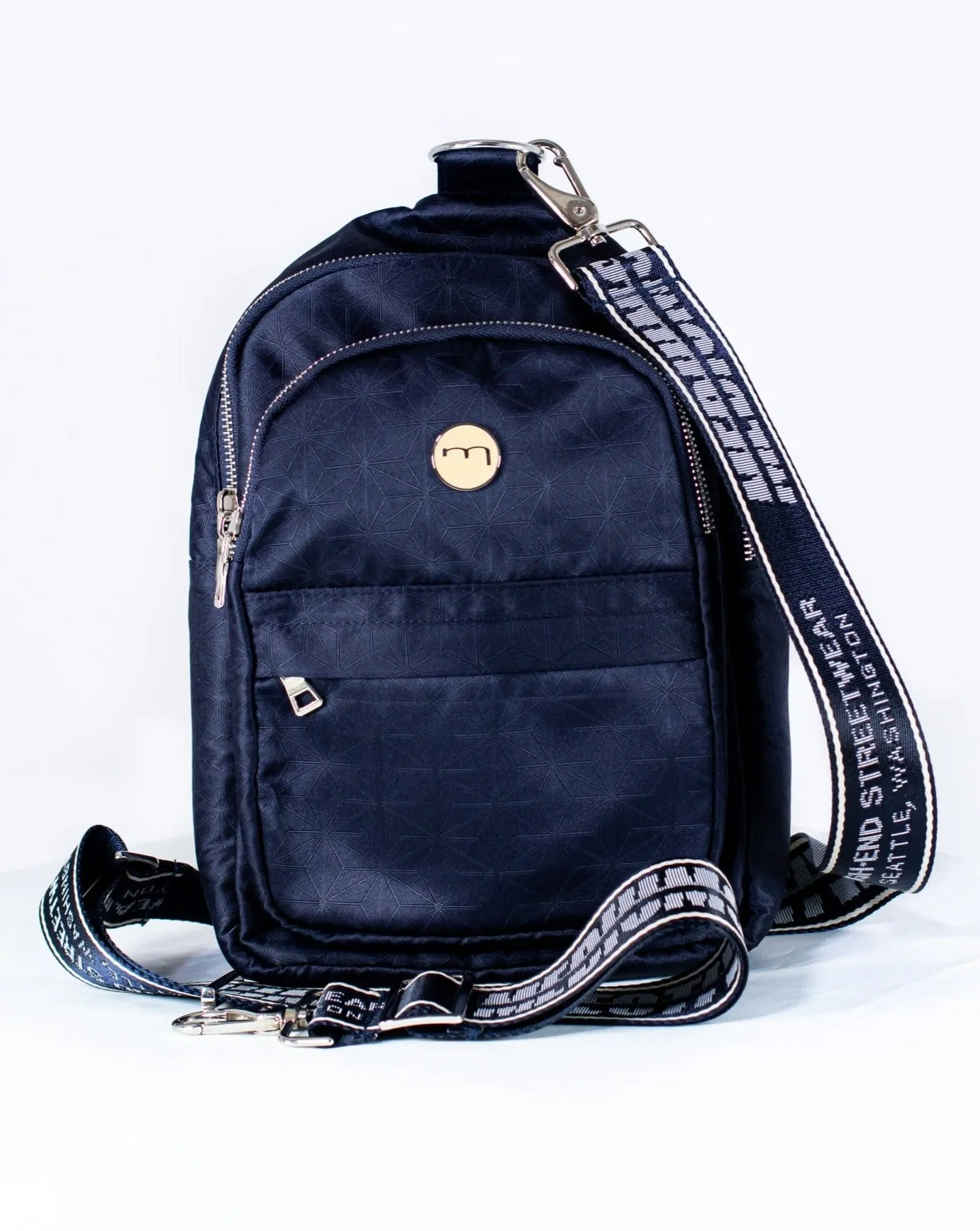 Main Shoulder Belt Bag - Dark Navy Blue