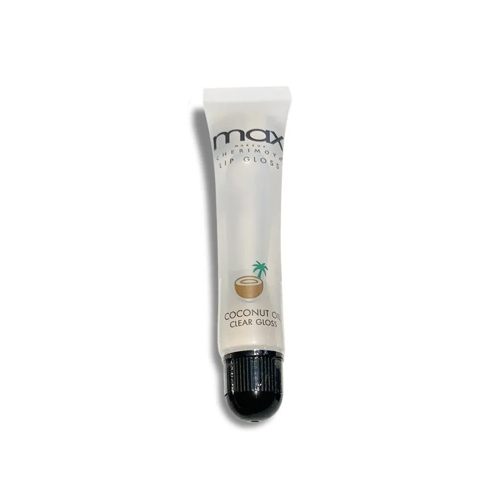 MAX Makeup Cherimoya® Lip Gloss -Set of 6 (COCONUT)