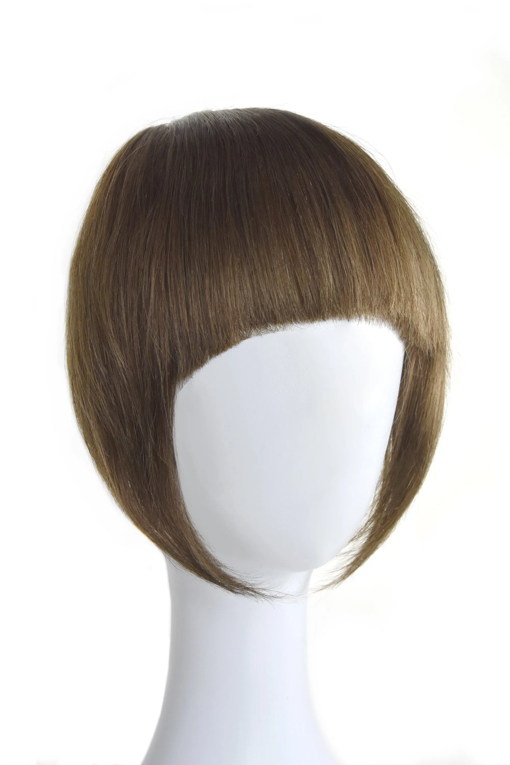Medium Ash Brown Clip In Fringe (#8)