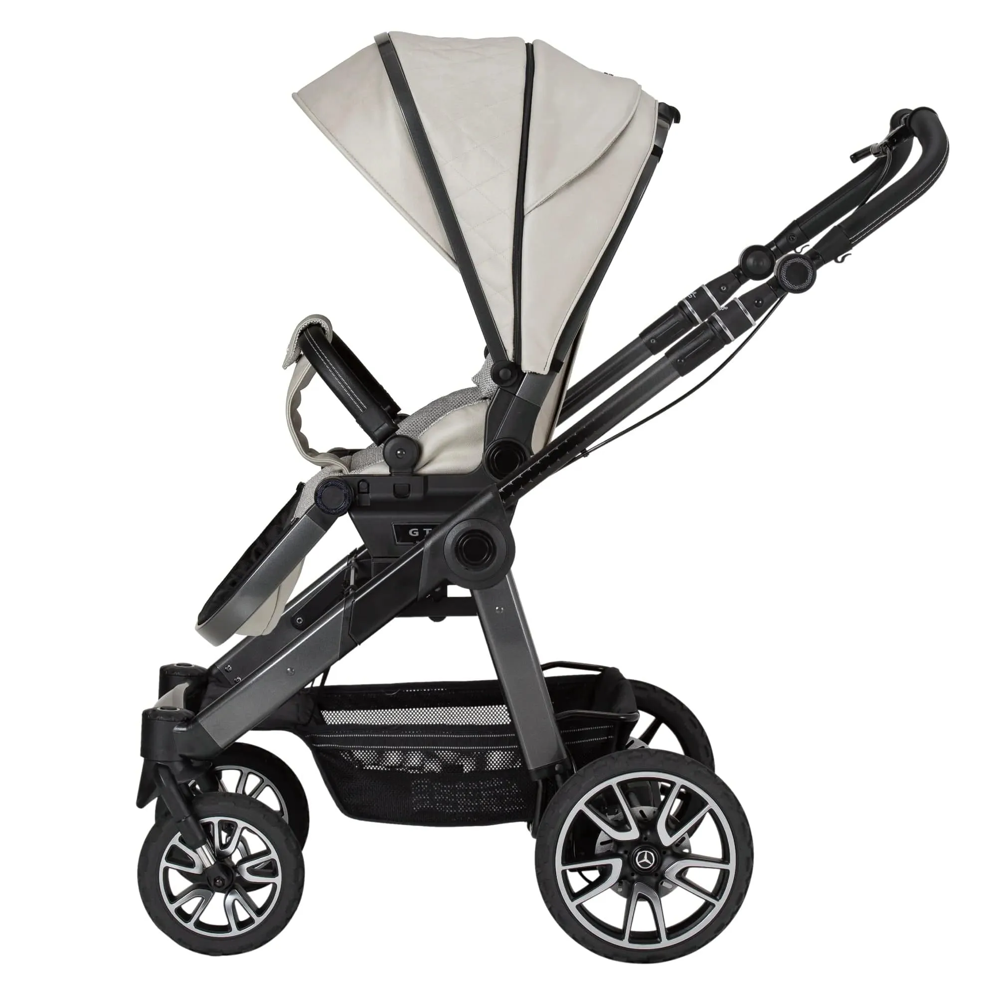Mercedes Avantgarde All-Terrain GTR Stroller inc. Carrycot - Opalith