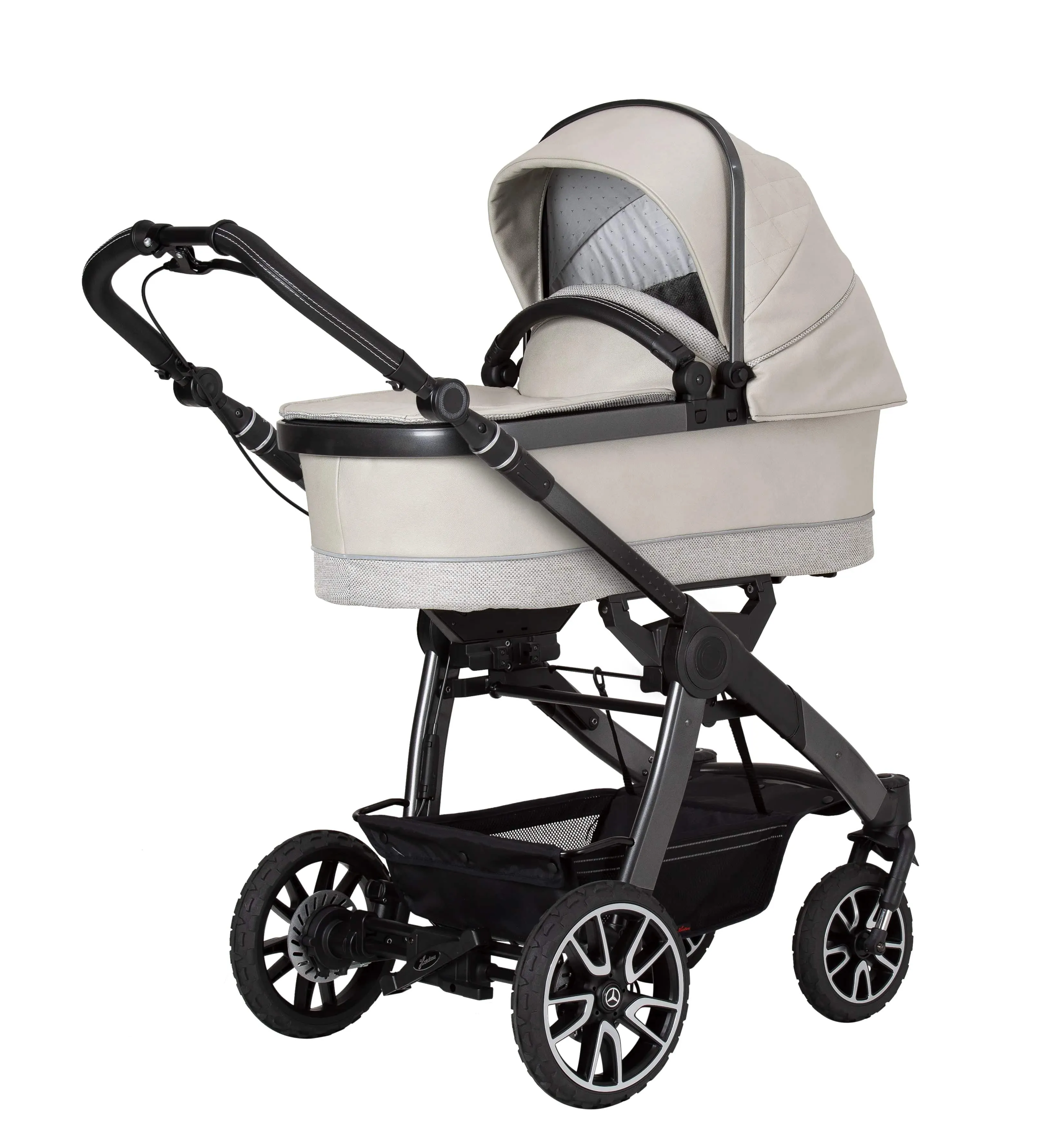 Mercedes Avantgarde All-Terrain GTR Stroller inc. Carrycot - Opalith