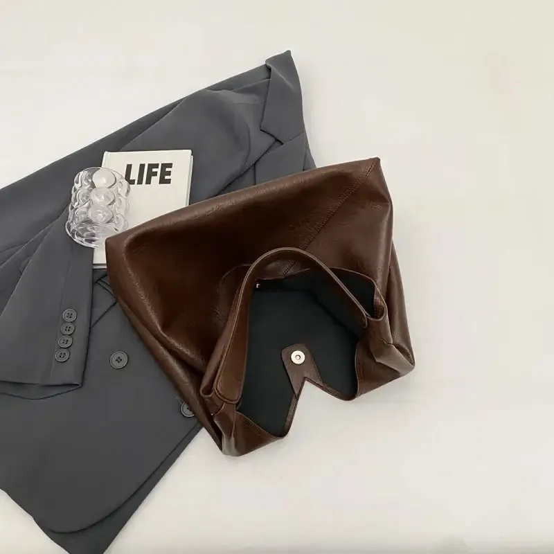 Metallic Bronze Fashion Design Leather Shoulder Bag for Women