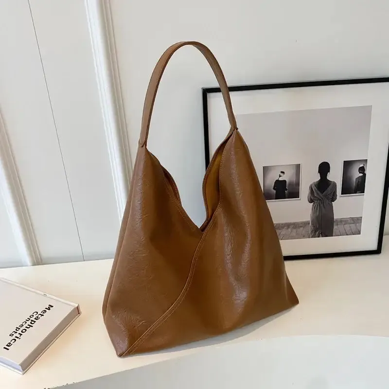 Metallic Bronze Fashion Design Leather Shoulder Bag for Women