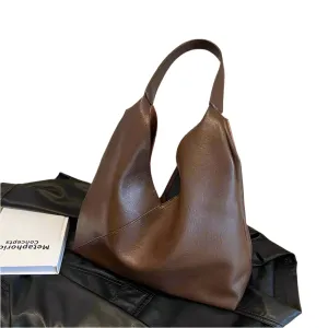 Metallic Bronze Fashion Design Leather Shoulder Bag for Women