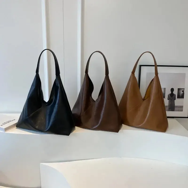 Metallic Bronze Fashion Design Leather Shoulder Bag for Women