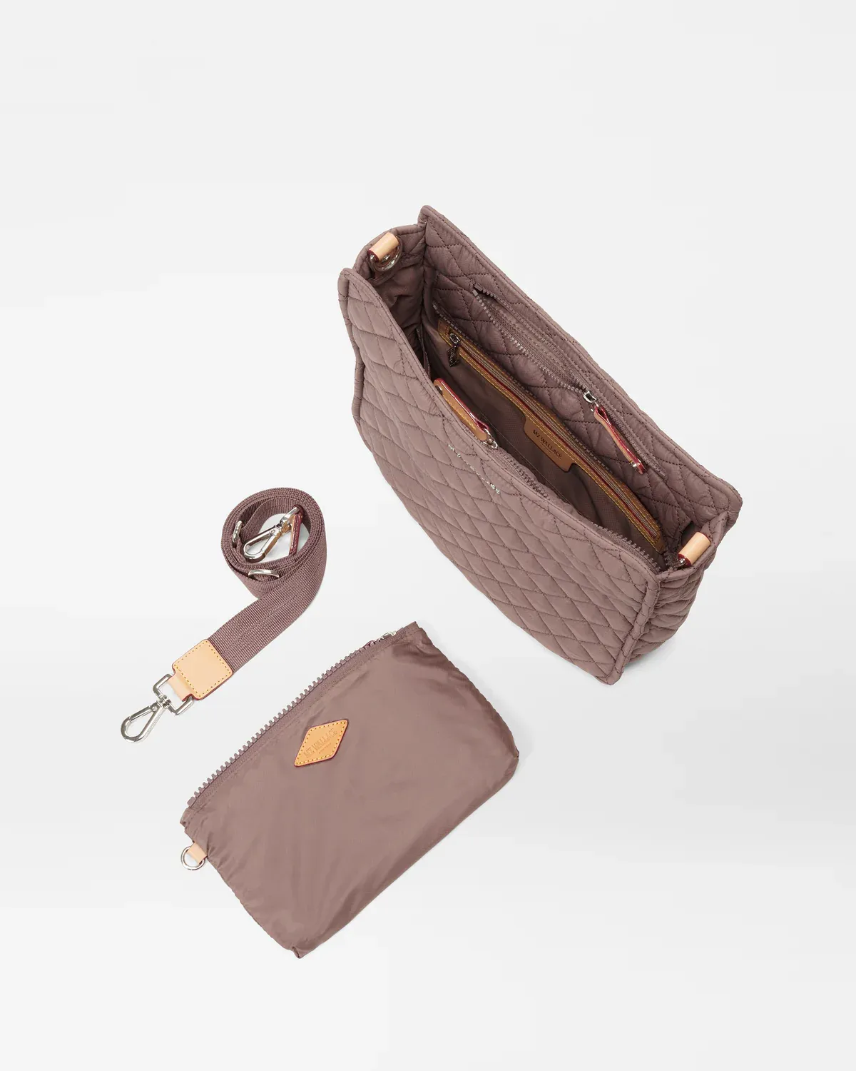 Metro Box Crossbody | Mauve
