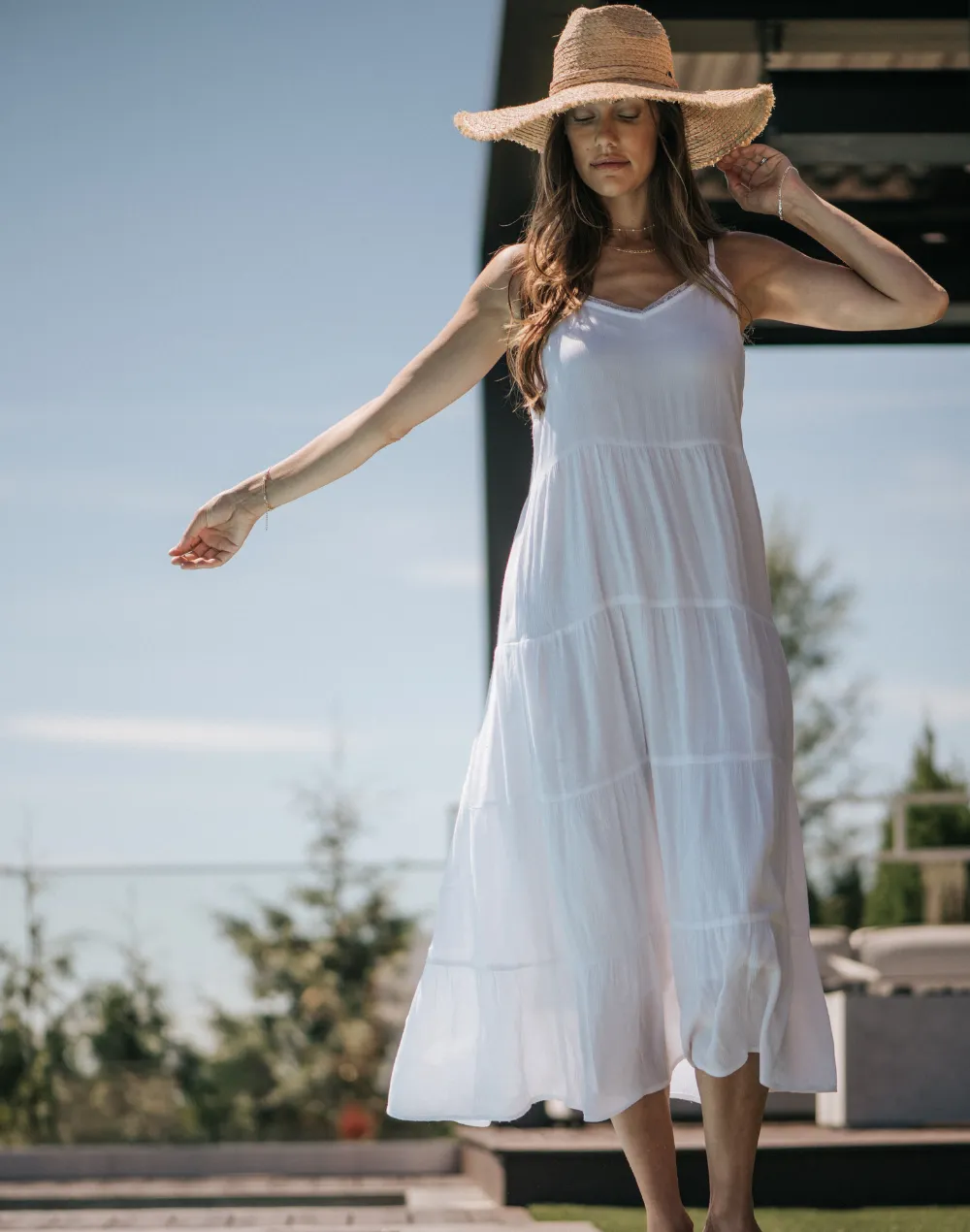 Miami Midi Tier Maxi Dress