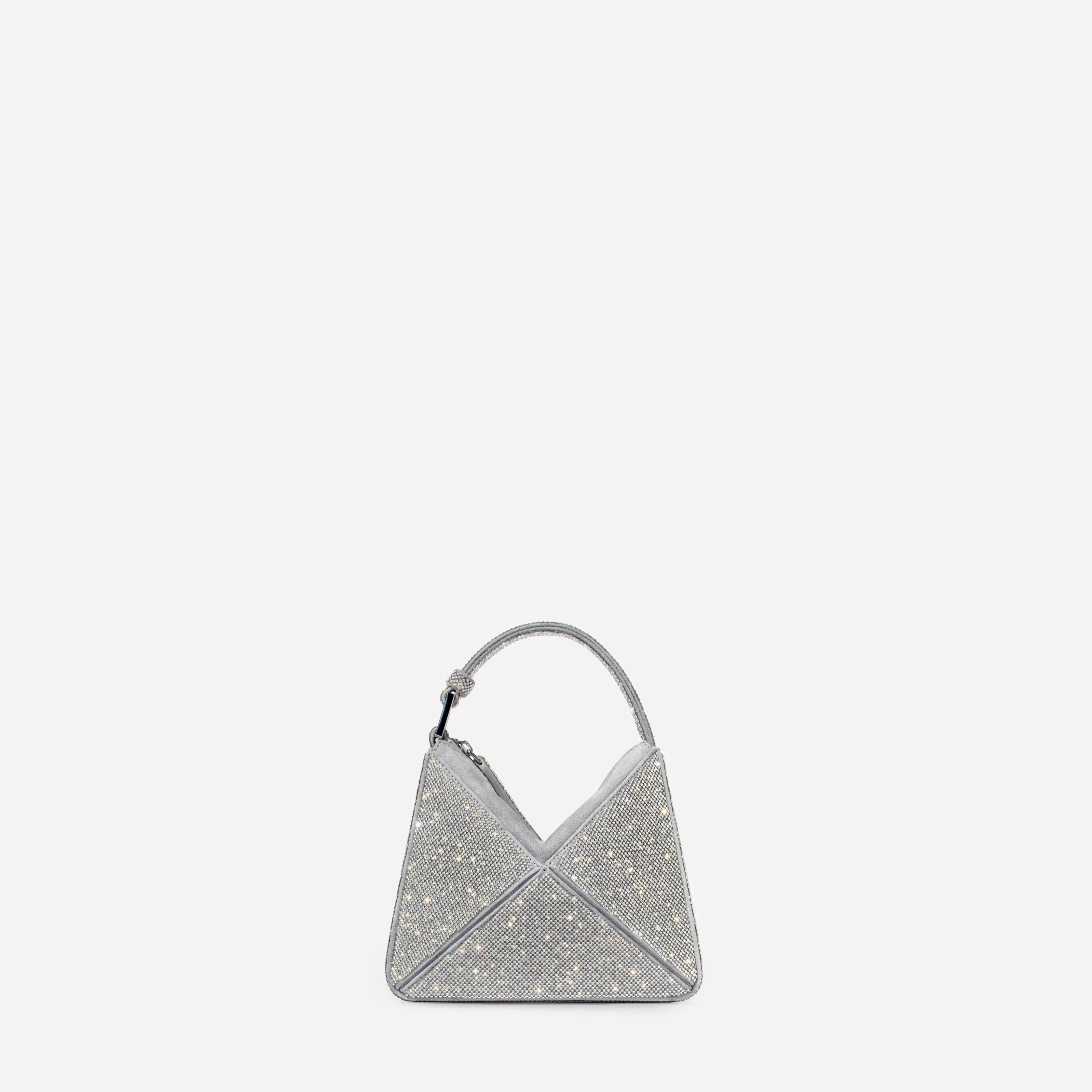 Micro Flex Bag - Crystal with Suede Top
