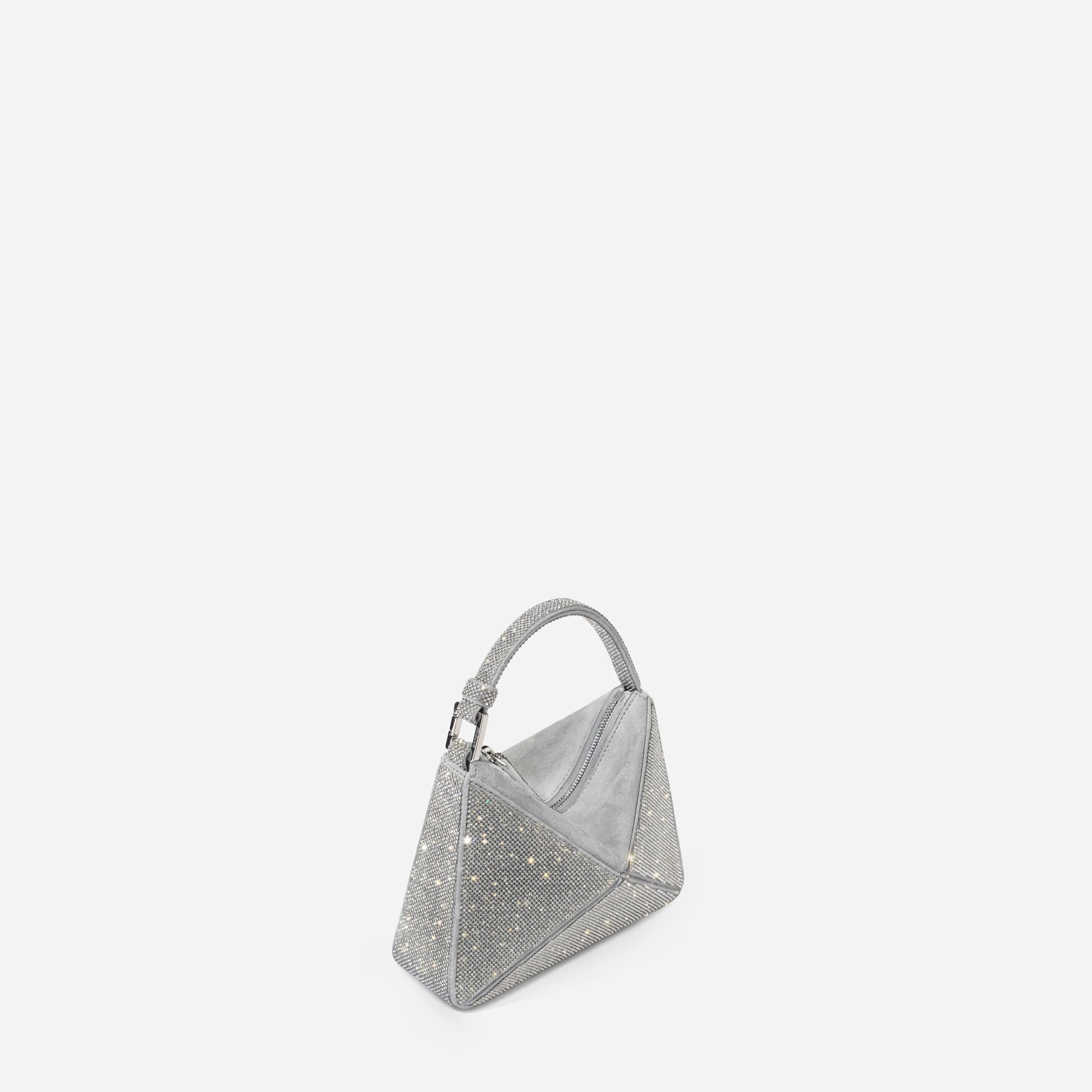 Micro Flex Bag - Crystal with Suede Top