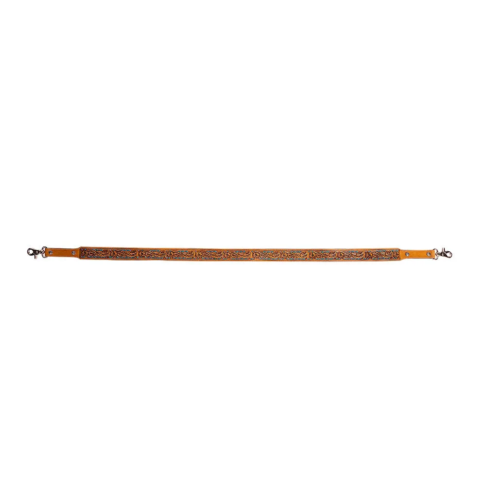 MIKA FALLS HAND-TOOLED LEATHER STRAP