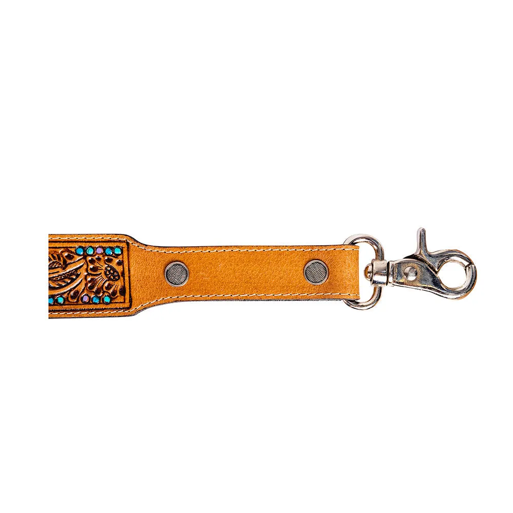 MIKA FALLS HAND-TOOLED LEATHER STRAP