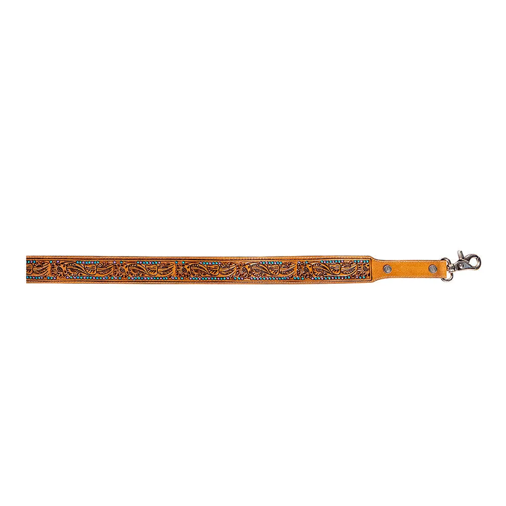 MIKA FALLS HAND-TOOLED LEATHER STRAP