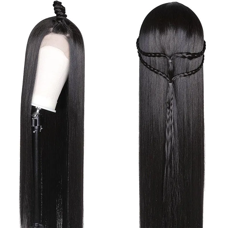 Mildwild® Natural Hair T part Synthetic Simple Lace Wig