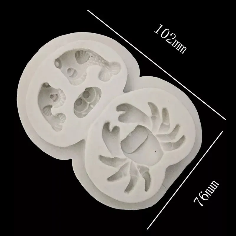 MINI CARTOON SEA ANIMALS MOULD