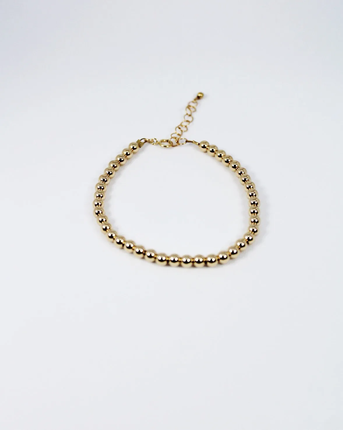 Mini Dot Bracelet, Gold Fill