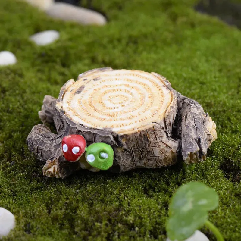Mini Fairy Garden Mushroom Tree Stump
