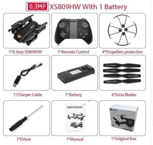 Mini Foldable Selfie Drone - Great Choice for Drone Fans!