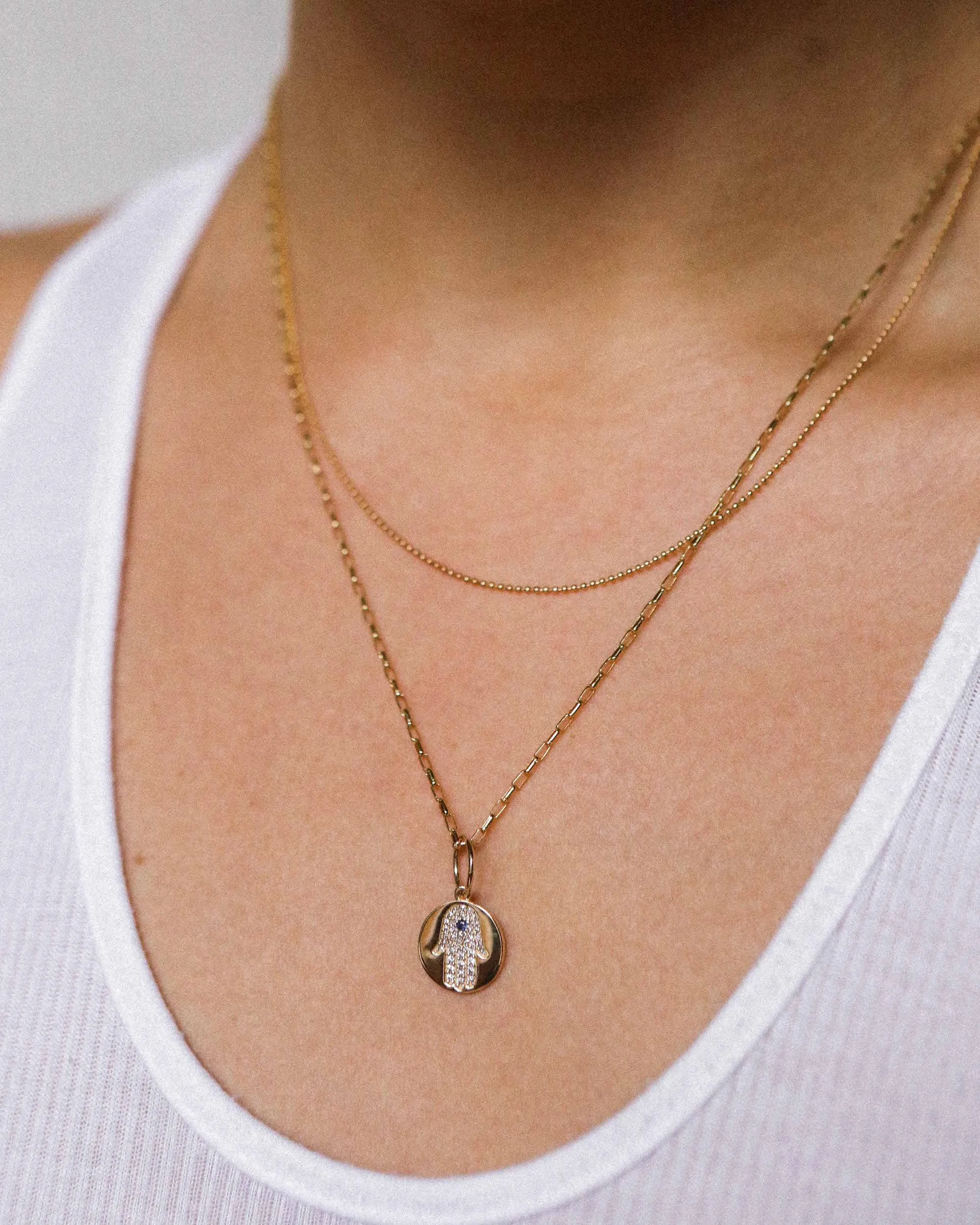 Mini Gold Paperclip Chain