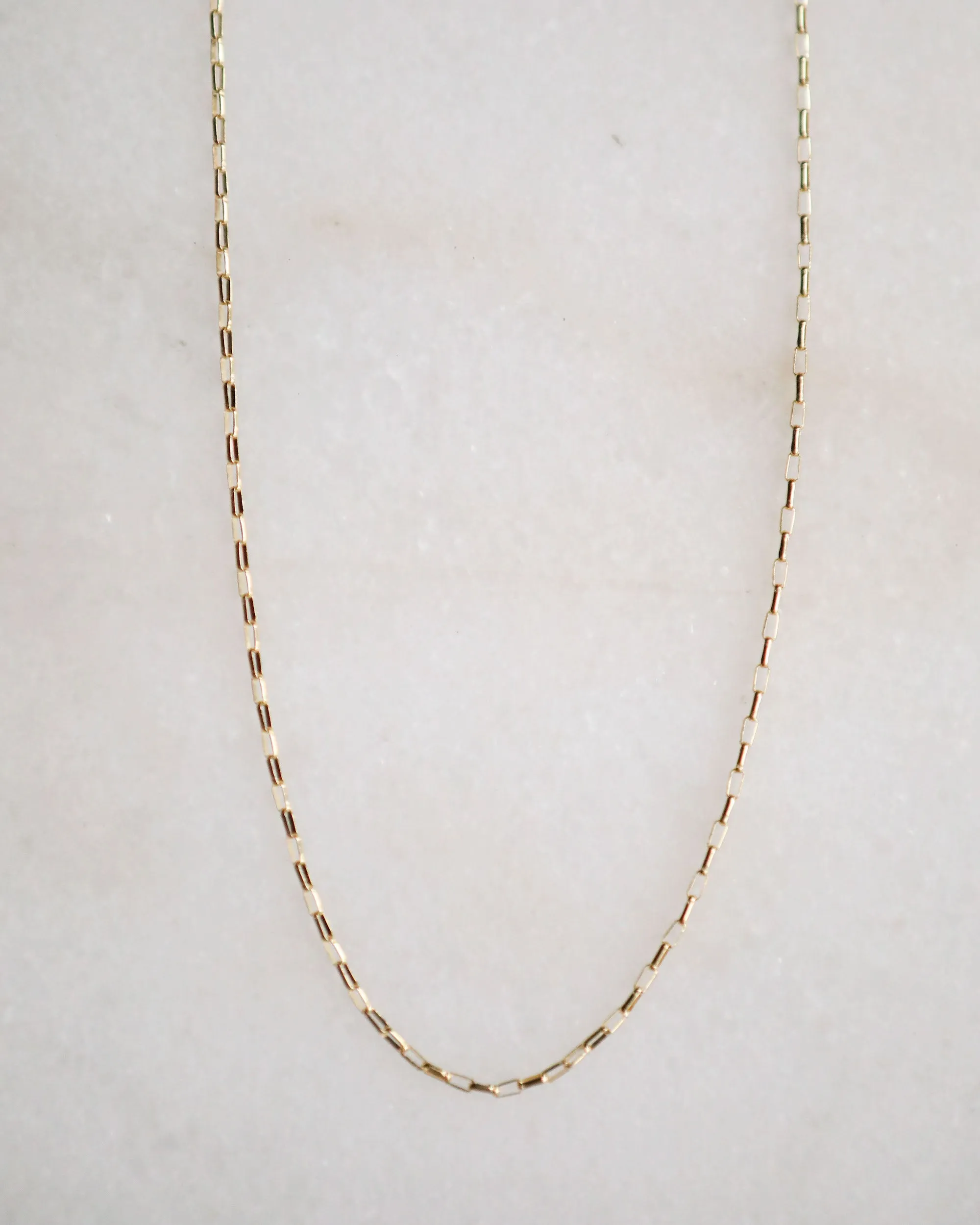 Mini Gold Paperclip Chain