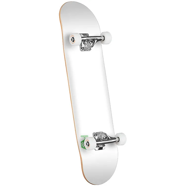 Mini Logo Chevron Detonator Solid White Complete Skateboard 8.25"