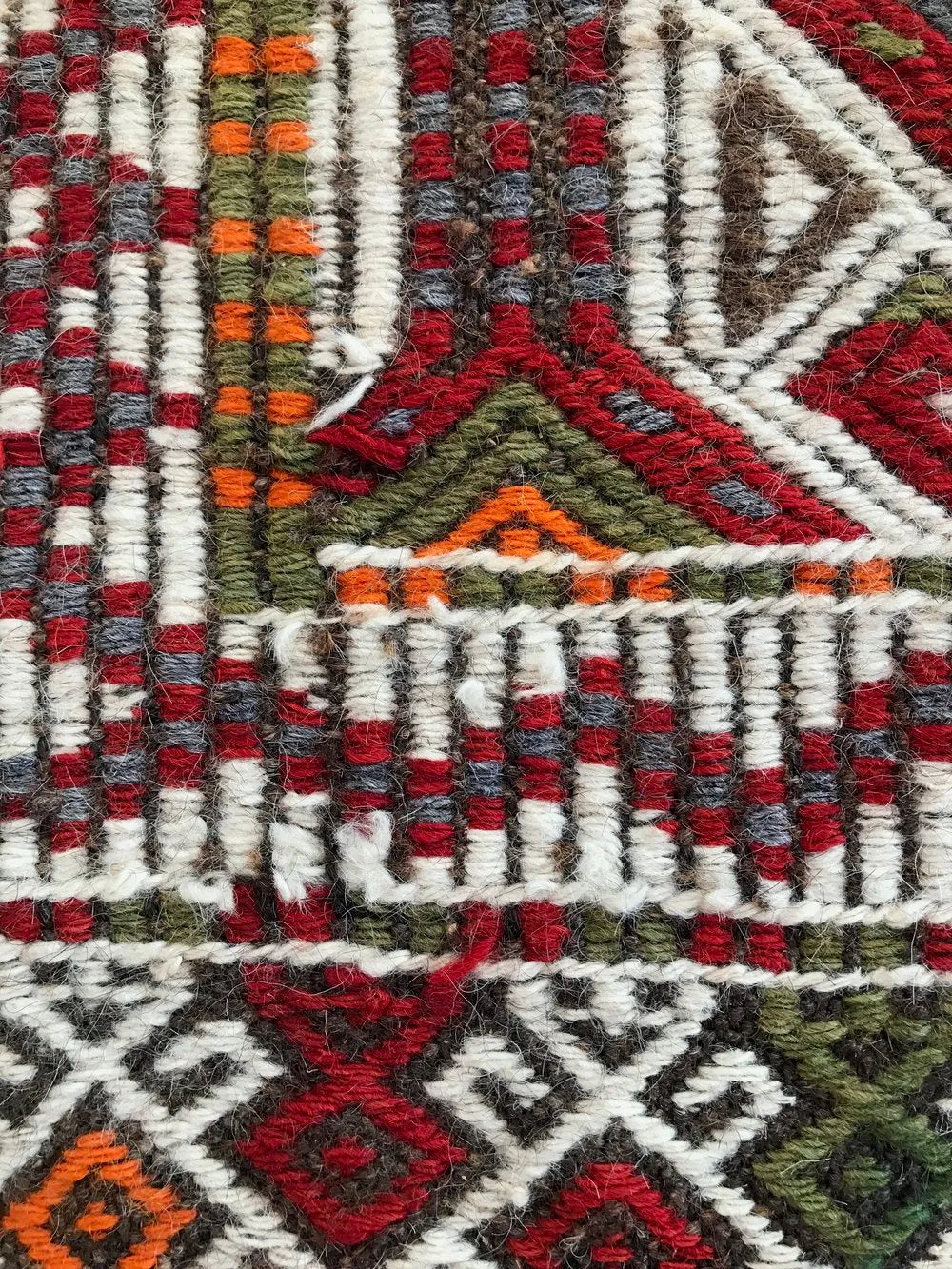 Mini Mersin Mut Cicim Kilim Rug 27"x56"