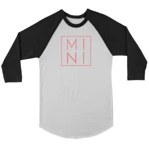 Mini Square Unisex 3/4 Raglan