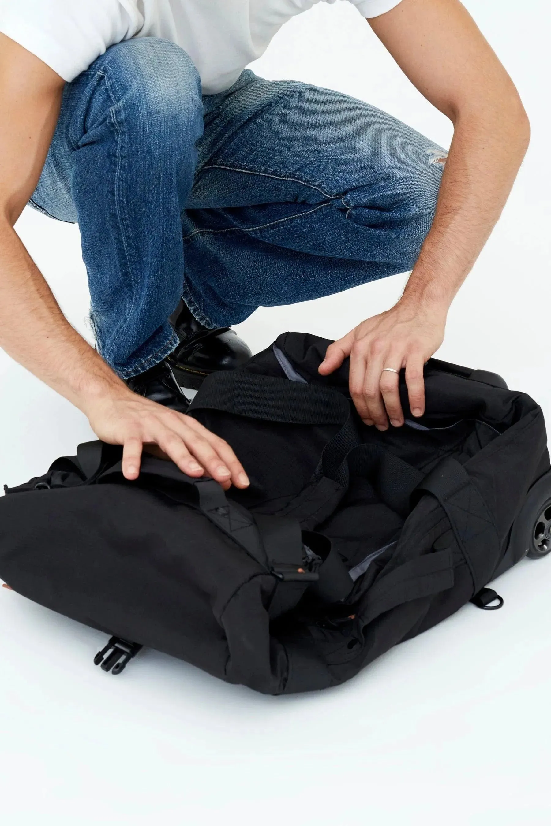 Mochila Lefrik Maverick Foldable Trolley Black Vandra