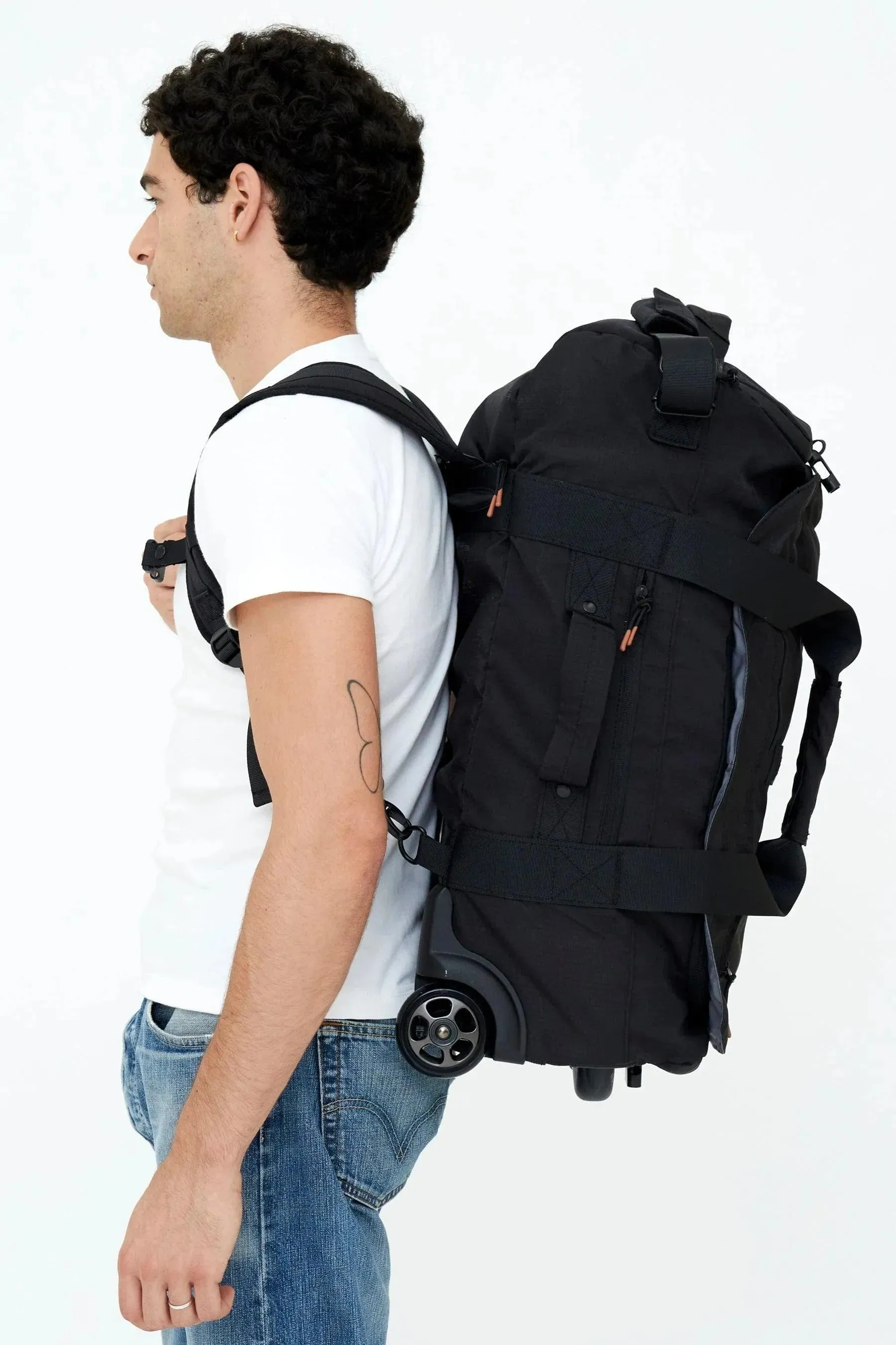 Mochila Lefrik Maverick Foldable Trolley Black Vandra