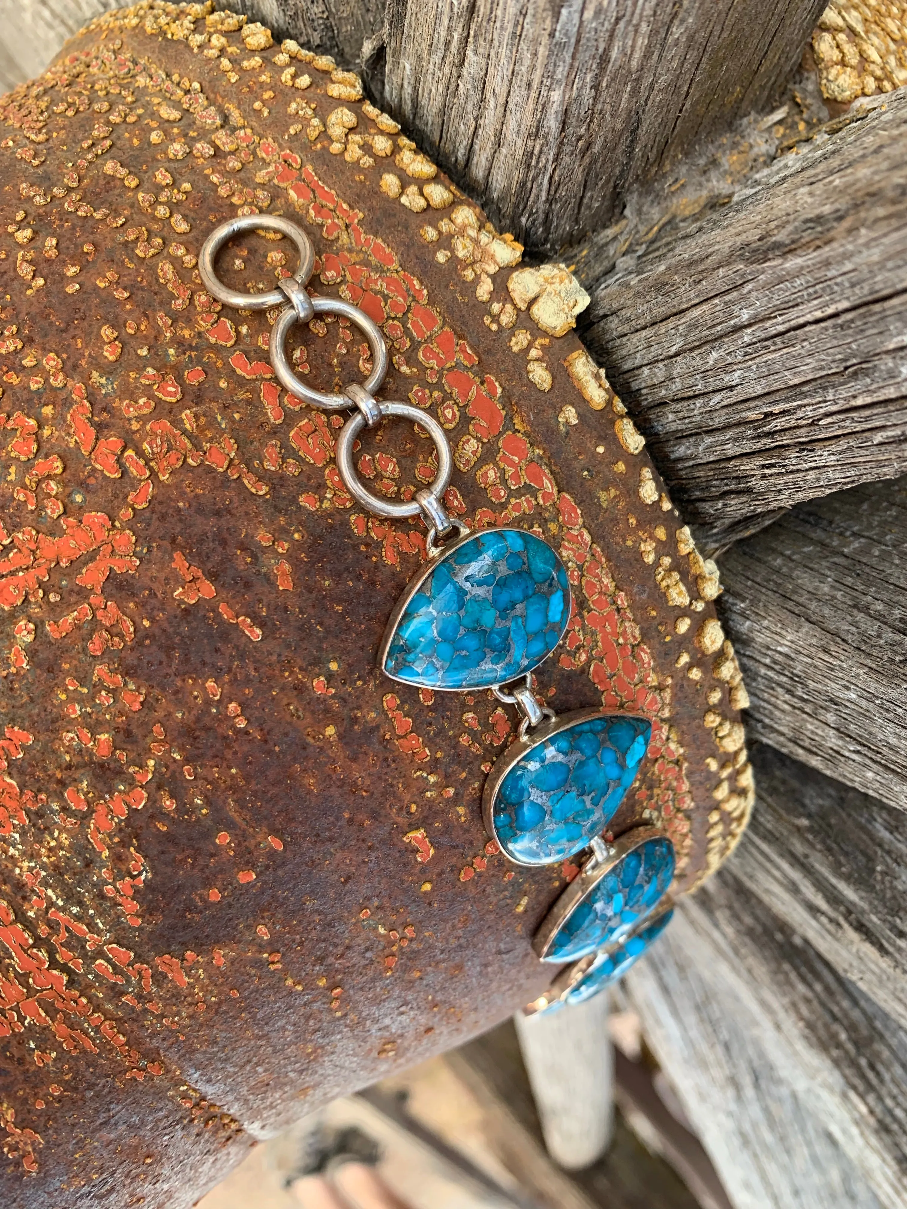 Mohave Turquoise Toggle bracelet