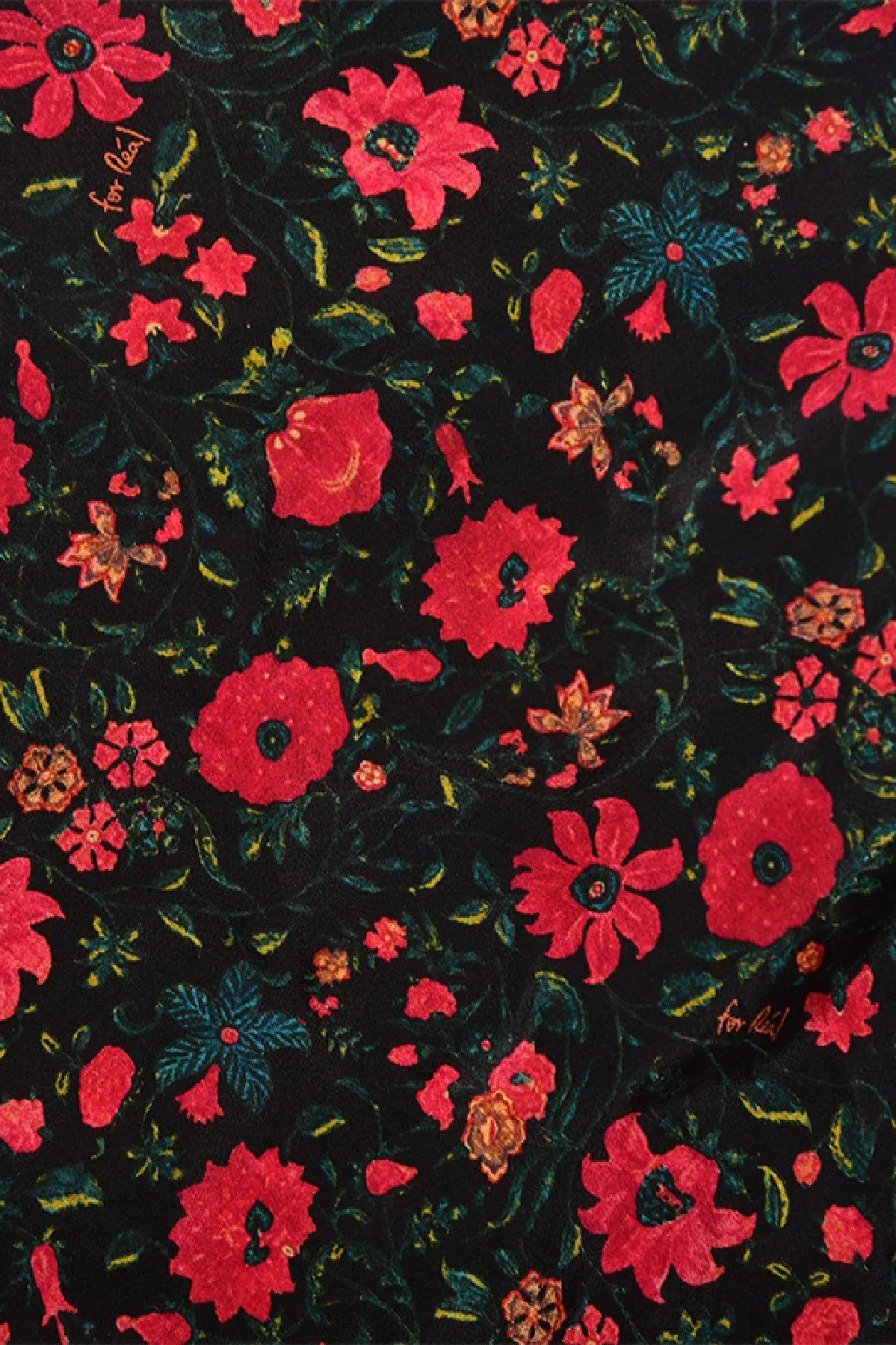 Montague In Black Batik Floral