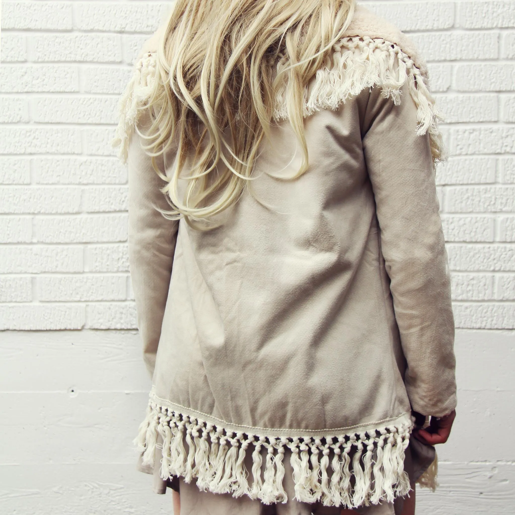 Mountain Laurel Fringe Coat