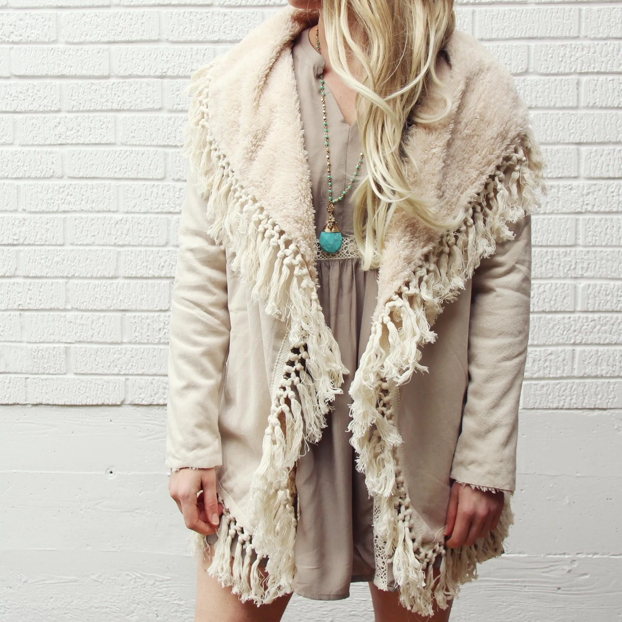 Mountain Laurel Fringe Coat