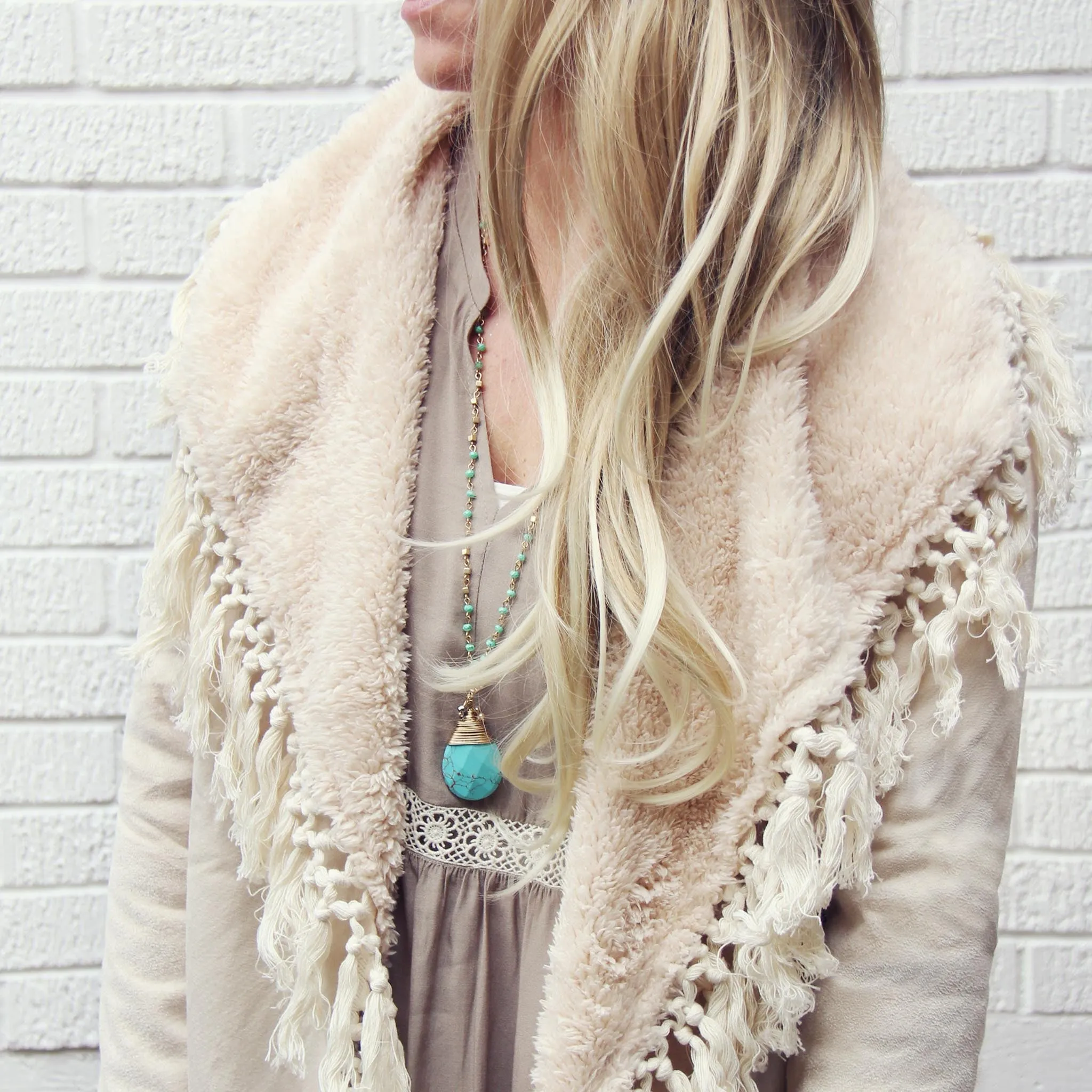 Mountain Laurel Fringe Coat