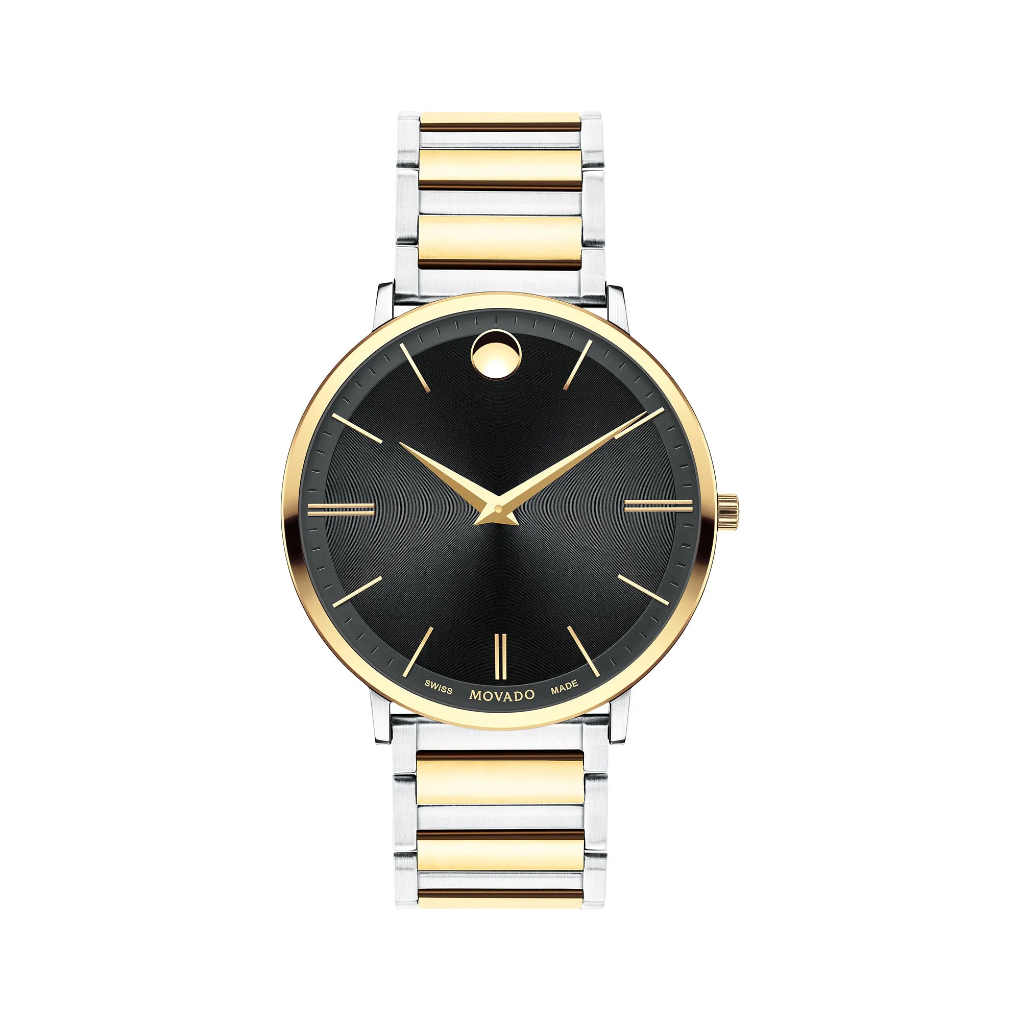 Movado Men's Watch Yellow Gold Case Quartz