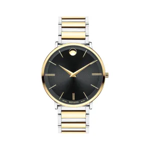 Movado Men's Watch Yellow Gold Case Quartz