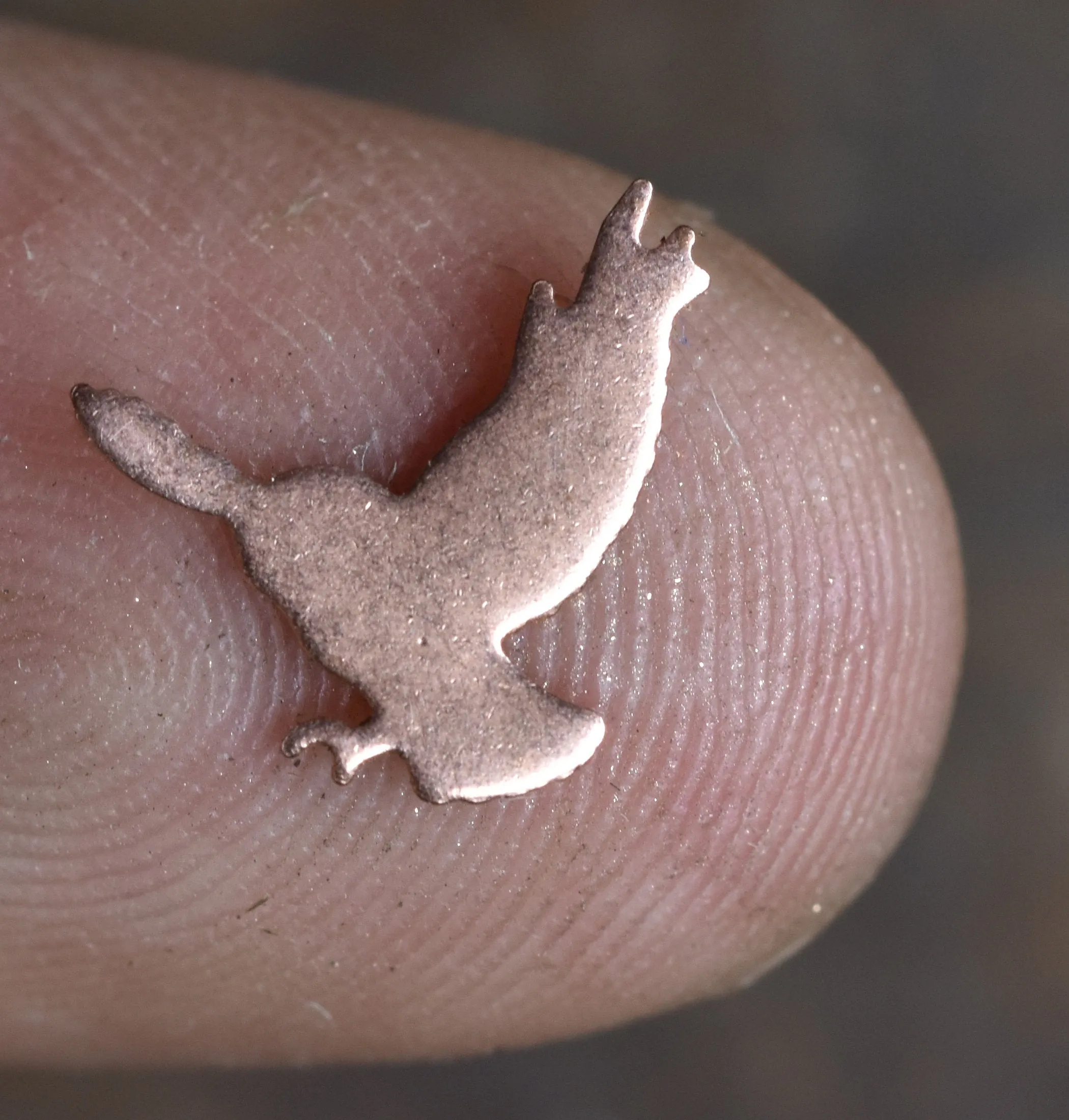 My MOST Super Tiny Flying Owl Bird Blank Metal Cutout for 24g DIY Tiny Blanks for Jewelry Making Mini shapes, Supplies by SupplyDiva