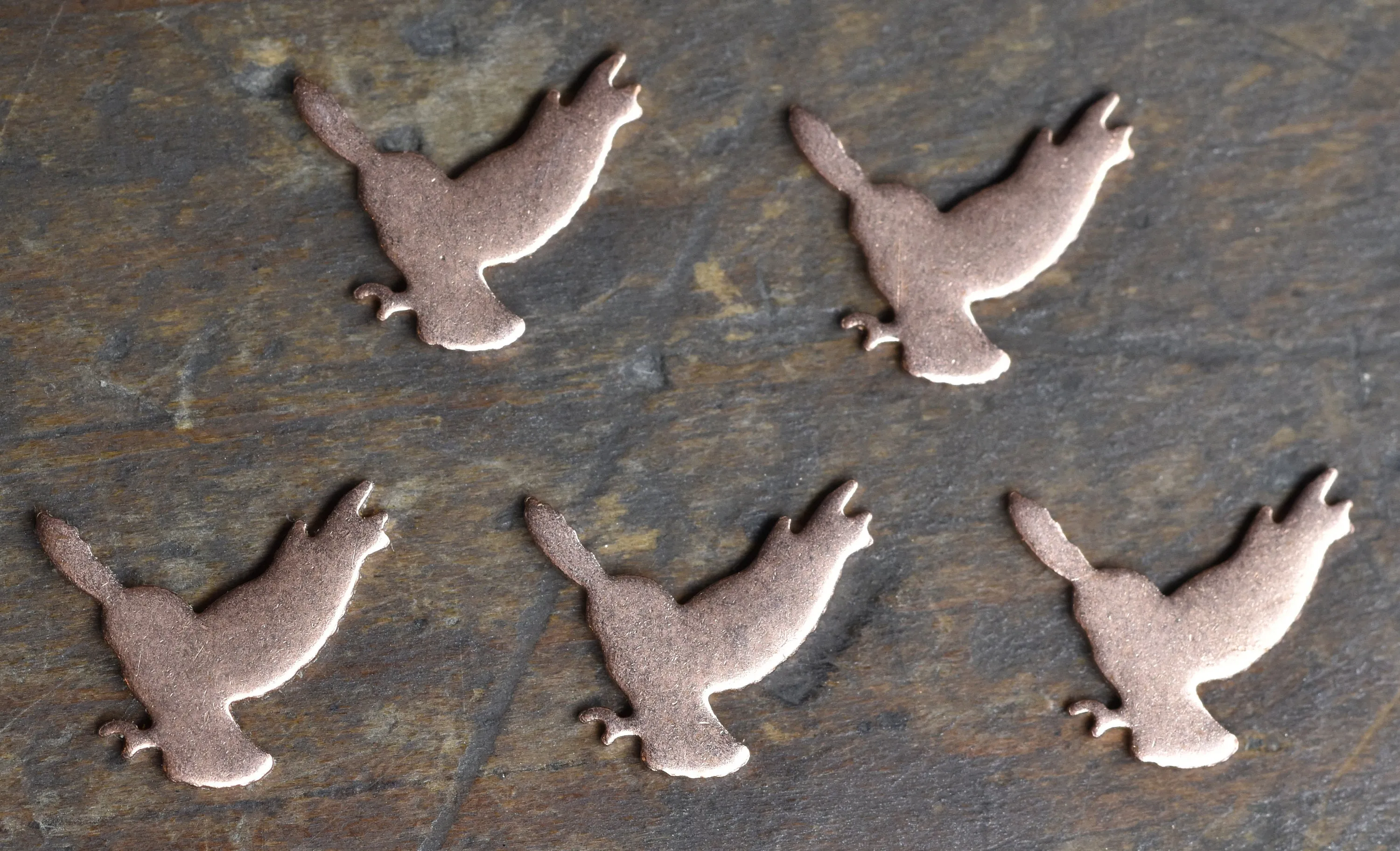 My MOST Super Tiny Flying Owl Bird Blank Metal Cutout for 24g DIY Tiny Blanks for Jewelry Making Mini shapes, Supplies by SupplyDiva