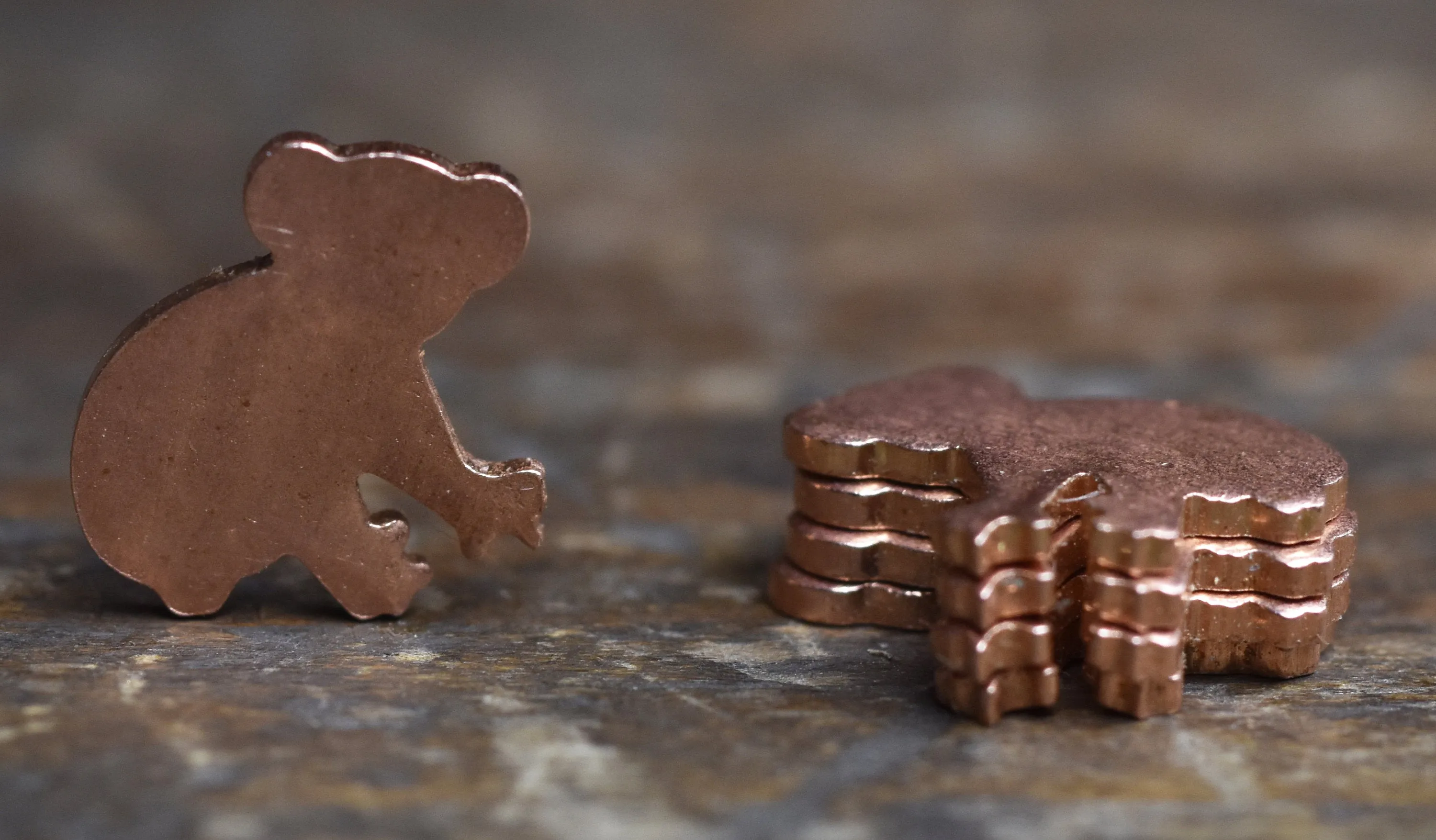 My MOST Super Tiny Realistic Koala Bear Blank Metal Cutout for 24g DIY Tiny Blanks for Jewelry Making Mini shapes, Supplies by SupplyDiva