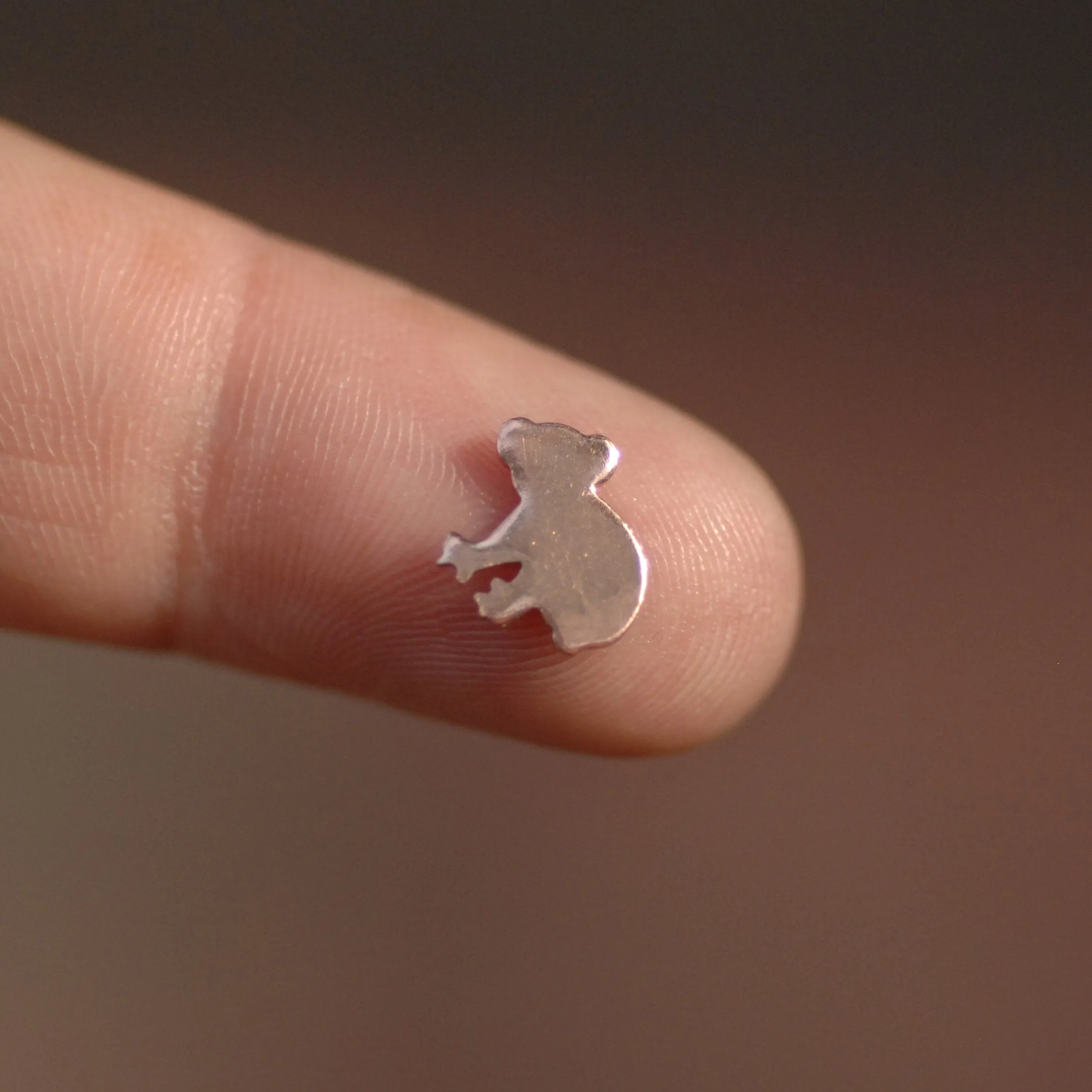 My MOST Super Tiny Realistic Koala Bear Blank Metal Cutout for 24g DIY Tiny Blanks for Jewelry Making Mini shapes, Supplies by SupplyDiva
