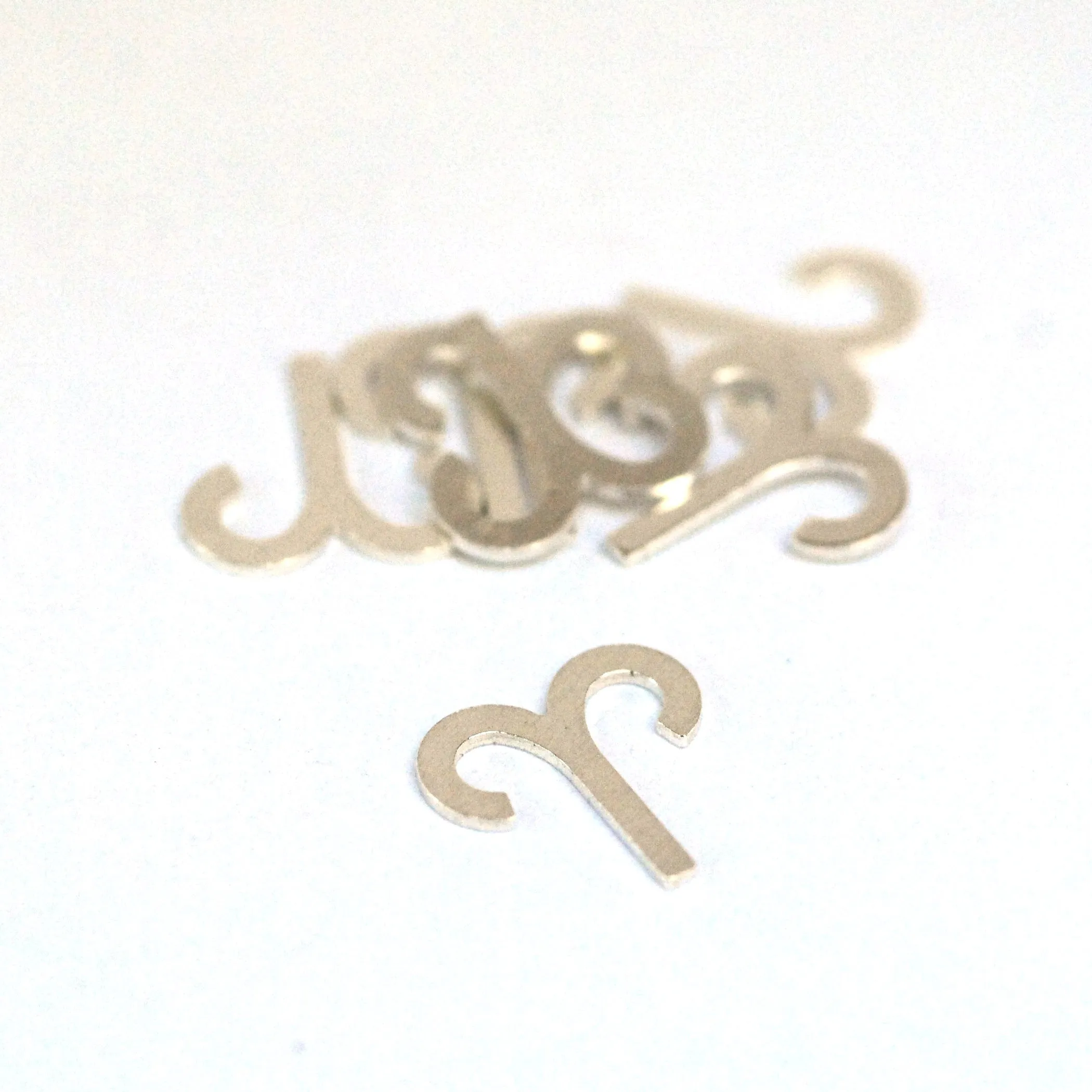My MOST tiny Aries zodiac sign shapes 24g Mini miniature metal blanks for making jewelry copper, brass, bronze, sterling silver 925