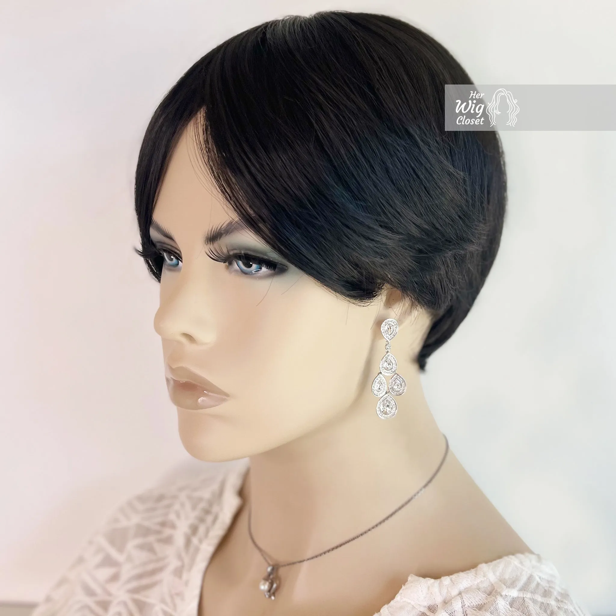 Natural Black Short Bob Wig | Her Wig Closet | Bethel